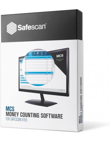 Safescan MCS Software para Conteo de Dinero - Compatible con Safescan 2465-S-2665-S-2685-S-2865-S-2985-SX-2995-SX-1450