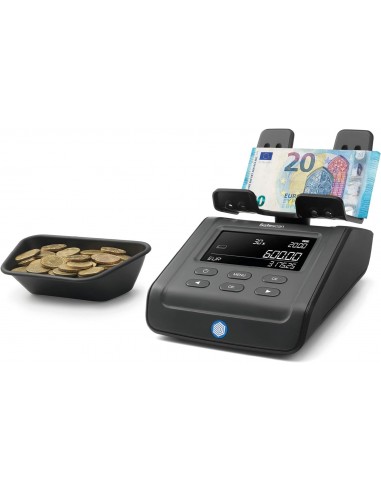 Safescan 6165 G3 Balanza Contadora de Dinero - Cuenta Monedas y Billetes - Puerto de Actualizaciones