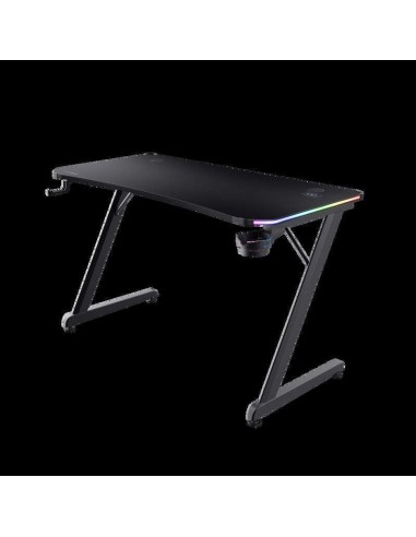 Trust Mesa Gaming GXT 709 - Luz RGB - Portavasos y Gancho para Auriculares