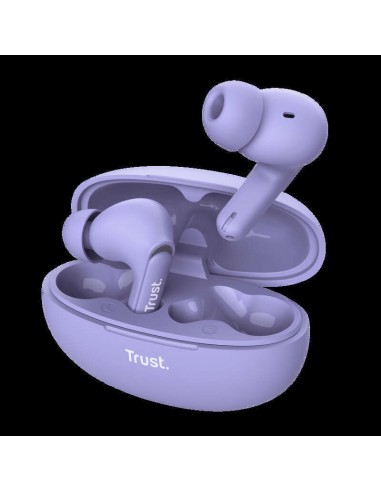 Trust Auriculares Inalambricos Yavi - Inalambricos - Color Morado