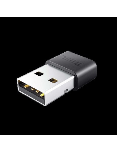Trust Adaptador Bluetooth 5.3 - Alcance de 10M - Bajo Consumo de Energia - Velocidad de Transferencia de 3Mbps