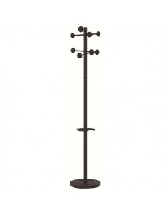 Unilux Perchero Accueil - Elegante Diseño Minimalista - Resistente y Duradero - Facil de Montar - Color Negro