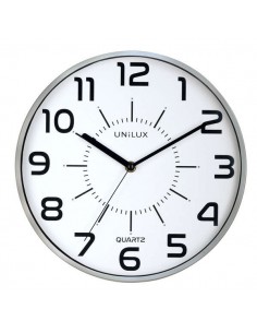 Unilux Reloj Pop - Diseño Moderno y Elegante - Resistente al Agua - Movimiento de Cuarzo Preciso - Color Griz Metalizado
