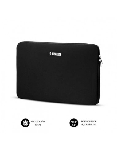 Subblim Business Laptop Sleeve Neoprene Funda para Portatiles hasta 14" - Fabricada en Neopreno - Delgada y Ligera - Doble
