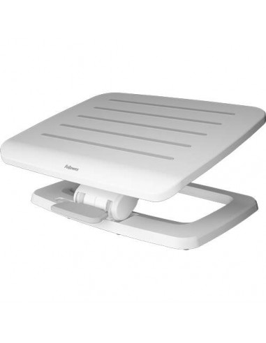 Fellowes Hana LT Plataforma Flexible con Ajuste Manos Libres - Superficie Antideslizante - Movimiento Activo - Color Blanco