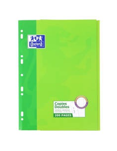 Oxford Seyes Recambio A4 200 Hojas - Cuadricula Seyes - con Margen - Papel de Alta Calidad