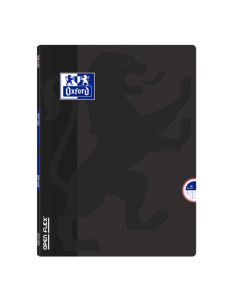 Oxford School Openflex A4 Libreta Grapada - Tapa de Plastico Resistente - 1 Linea con 2 Margenes - 48 Hojas de Alta Calidad -