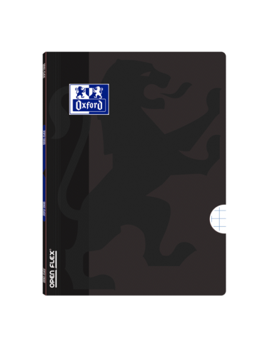 Oxford School Openflex A4 Libreta Grapada - Tapa de Plastico Resistente - Cuadricula 5x5 con 2 Margenes - 48 Hojas de Alta