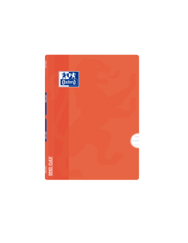 Oxford School Classic Openflex A5-Libreta Grapada - Tapa de Plastico Resistente - 48 Hojas con 1 Linea y Margen - Color