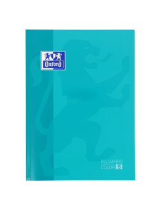 Oxford School Touch Cuaderno de Recambio - Tamaño A4 - Tapa Blanda - Encolado 5x5 - 80 Hojas