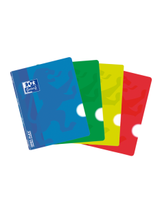 Oxford School Classic Openflex A5 - Tapa de Plastico - Libreta Grapada - Liso - 48 Hojas - Colores Surtidos