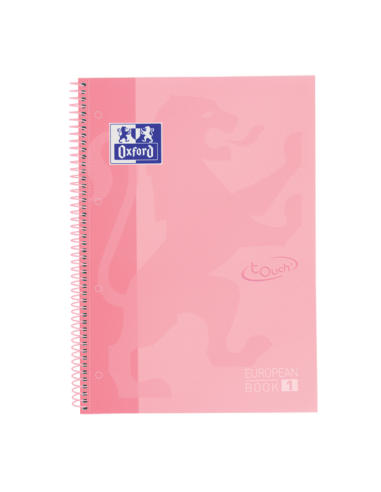 Oxford School Touch Europeanbook 1 A4-Tapa Extradura - Cuaderno con Tapa Resistente - 80 Hojas de Papel de Alta Calidad -