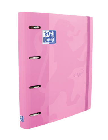 Oxford Touch A4-Europeanbinder - Tapa Extradura Resistente - Lomo de 45mm - Anillas 4Dx35mm - Recambio 5x5 Incluido - Color