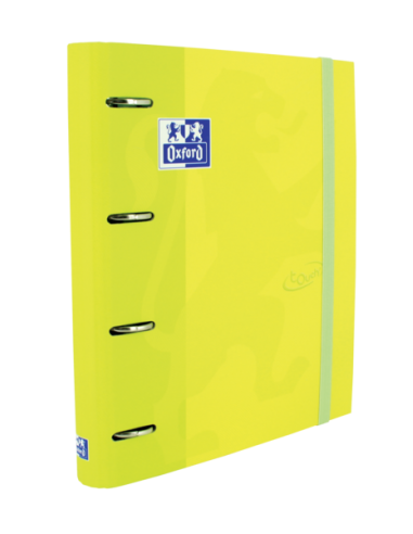 Oxford Touch A4-Europeanbinder - Tapa Extradura Resistente - Lomo de 45mm - Anillas 4Dx35mm - Incluye Recambio 5x5 - Color