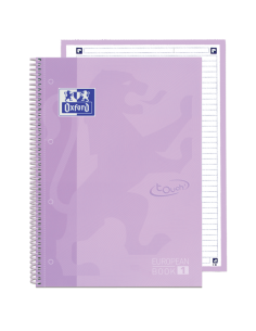 Oxford School Touch Europeanbook 1 A4-- Tapa Extradura Resistente - 1 Linea para Escritura Ordenada - 80 Hojas de Papel de