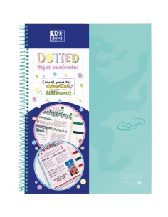 Oxford School Touch Europeanbook Dotbook A4-- Tapa Extradura - Dots 5x5 - 80 Hojas