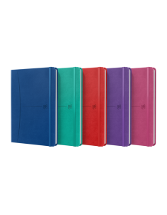 Oxford Signature Cuaderno Cosido Tapa Extradura A5 - 1 Linea - 80 Hojas - Colores Surtidos