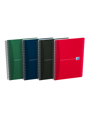 Oxford Office Essentials A5 Cuaderno de Tapa Blanda - Indice Alfabetico A-Z - 1 Linea por Pagina - 90 Hojas - Colores Surtidos