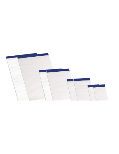 Enri A6 sin Tapa Bloc de Notas Grapado 4x4 80 Hojas - Tamaño Compacto A6 - sin Tapa para Mayor Comodidad - Grapado para