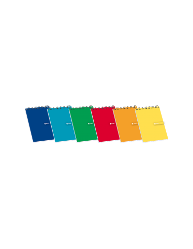 Enri Bloc de Notas Espiral Tapa Blanda 12-4x4 - Hojas Cuadriculadas - Tamaño Compacto - Ideal para Apuntes y Dibujos