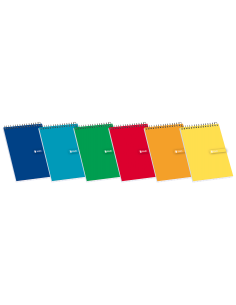Enri Bloc de Notas Espiral Tapa Blanda 8-4x4 - Hojas en Blanco - Tamaño Compacto - Ideal para Apuntes y Dibujos
