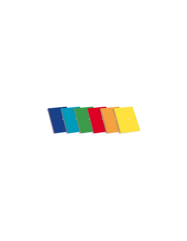 Enri Cuaderno Espiral Tapa Blanda 16-4x4 80 Hojas - Tamaño Compacto - Papel de Alta Calidad - Ideal para Tomar Notas y