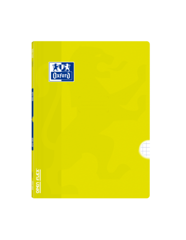 Oxford School Classic Openflex A4 - Tapa de Plastico Resistente - Libreta Grapada 4x4 con Margen - 48 Hojas de Papel de Alta