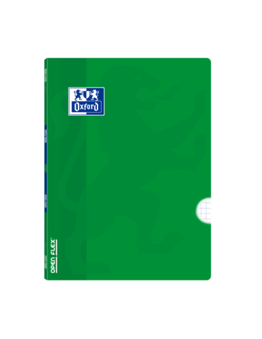 Oxford School Classic Openflex A4 - Tapa de Plastico Resistente - Libreta Grapada 4x4 con Margen - 48 Hojas de Papel de Alta