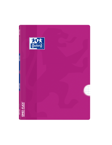 Oxford School Classic Openflex A4 - Tapa de Plastico Resistente - Libreta Grapada 4x4 con Margen - 48 Hojas de Papel de Alta