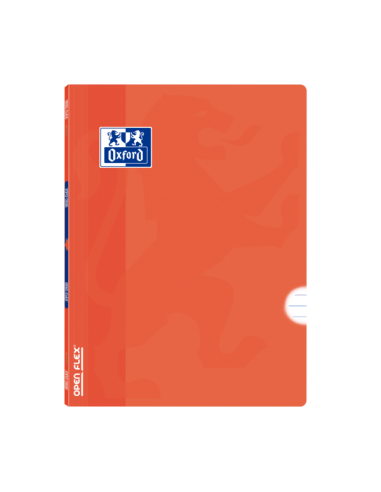 Oxford School Classic Openflex A4 Libreta Grapada - Tapa de Plastico Resistente - 1 Linea con Margen - 48 Hojas - Color