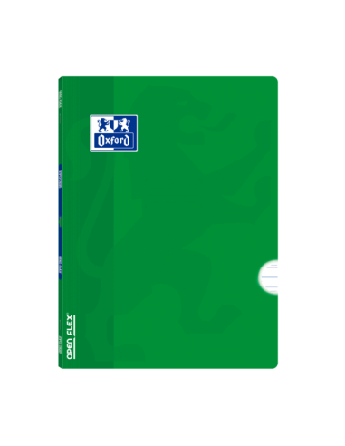 Oxford School Classic Openflex A4 - Tapa de Plastico Resistente - Libreta Grapada con Pauta 3.5 y Margen - 48 Hojas de Papel