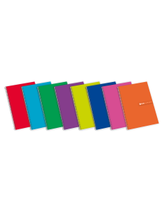 Enri Status F-Tapa Extradura Cuaderno Espiral 4x4 - Tapa Dura Resistente - Cuaderno con Margen - 100 Hojas de Alta Calidad
