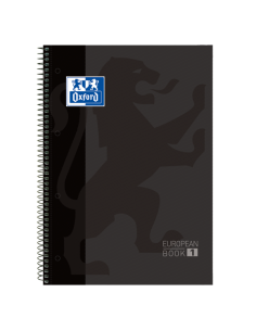 Oxford School Classic A4-Europeanbook - Tapa Extradura - 80 Hojas - Color Negro