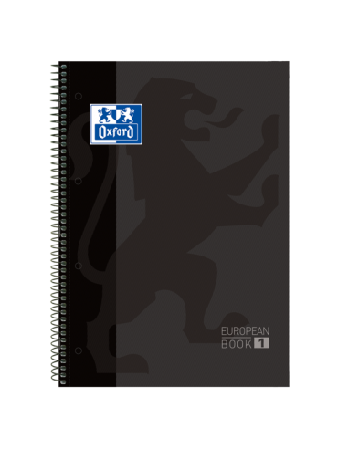 Oxford School Classic A4-Europeanbook - Tapa Extradura - 80 Hojas - Color Negro