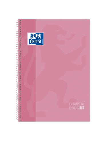 Oxford School Classic A4-Europeanbook - Tapa Extradura - 80 Hojas - Color Rosa Chicle