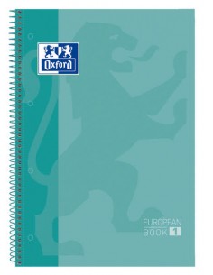 Oxford School Classic A4-Europeanbook - Tapa Extradura - 80 Hojas - Color Ice Mint