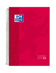 Oxford School Classic A4-Europeanbook - Tapa Extradura - 50-Hojas Gratis - 5x5 - 120 Hojas