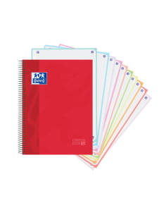 Oxford School Classic A4-Europeanbook - Tapa Extradura - 150 Hojas - Color Rojo