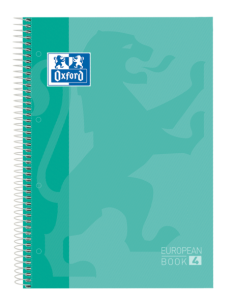 Oxford School Classic A5-Europeanbook - Tapa Extradura Resistente - 50-mas Hojas Gratis - Cuadricula 5x5 - 120 Hojas -