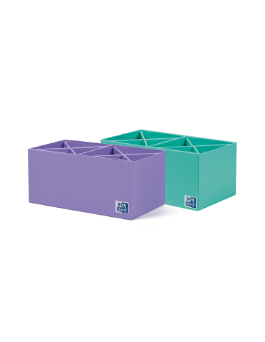 Oxford Portabolis en Cruz 2x4 - Organizador de Boligrafos - Diseño en Forma de Cruz - Capacidad para 8 Boligrafos - Ideal