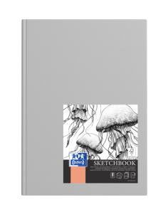 Oxford Artbooks A5 Tapa Extradura - Cuaderno Cosido para Esbozos - 96 Hojas de 100gr - Colores Surtidos