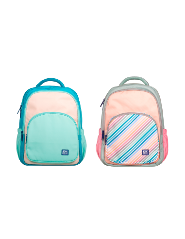 Oxford Mochila Adaptable a Trolley Colorblock - Poliester Reciclado RPET - Capacidad 22L - 2 Modelos Disponibles