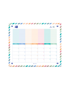 Oxford Planner Magnetico para Nevera - Organiza tu Semana con Facilidad - Incluye Iman para Fijar en la Nevera - Ideal para