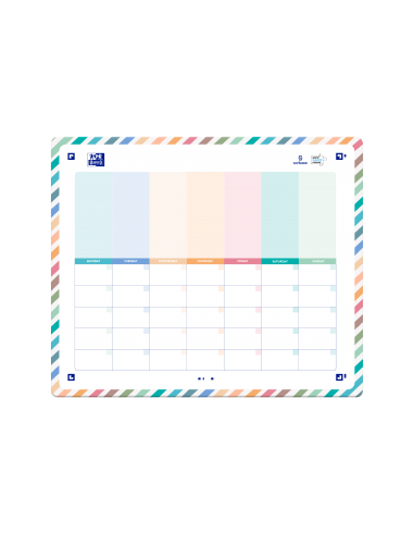 Oxford Planner Magnetico para Nevera - Organiza tu Semana con Facilidad - Incluye Iman para Fijar en la Nevera - Ideal para