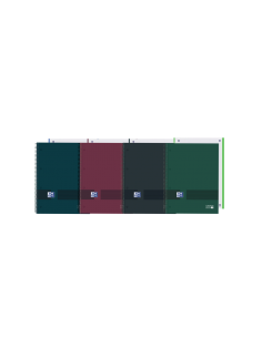 Oxford & You Europeanbook A4-Tapa Extradura - Cuaderno con 80 Hojas - Tamaño 1 5x5 - Colores Neutros