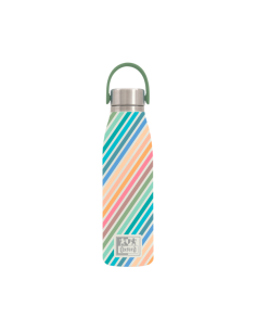 Oxford Runbott Colorblock Botella Termo 50cl - Recubrimiento Ceramico Interior - Diseño Colorido - Capacidad de 50cl
