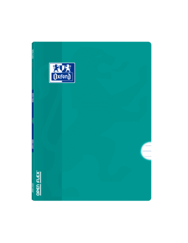 Oxford Libreta Grapada Openflex A4 - Tapa de Plastico Resistente - Grapada para Mayor Durabilidad - 1 Linea con Margen para