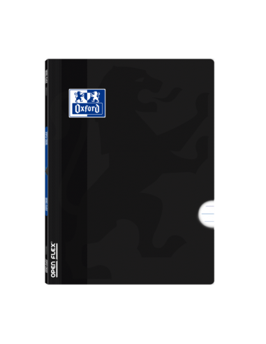Oxford Libreta Grapada Openflex A4 - Tapa de Plastico Resistente - Grapada para Mayor Durabilidad - 1 Linea con Margen para