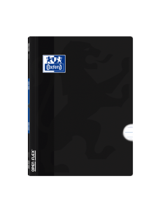 Oxford Libreta Grapada Openflex A4 - Tapa de Plastico Resistente - Grapada para Mayor Durabilidad - Pauta 3.5 con Margen para