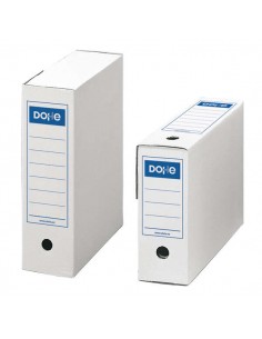 Dohe Caja de Carton de Primera Calidad - Montaje Rapido y Facil - Color Blanco
